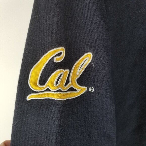 CALIFORNIA Golden Bears Hoodie Womens Medium Cal Navy Blue yellow Sweatshirt - Picture 9 of 9